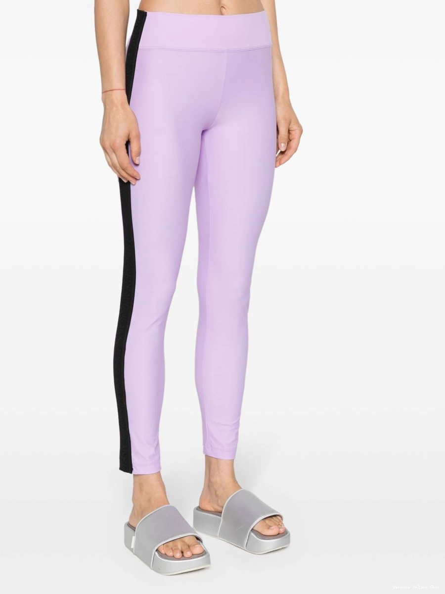 Cheap Women leggings Jeans Couture logo-jacquard Versace 0502